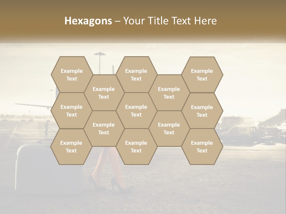 White Condition Conditioner PowerPoint Template