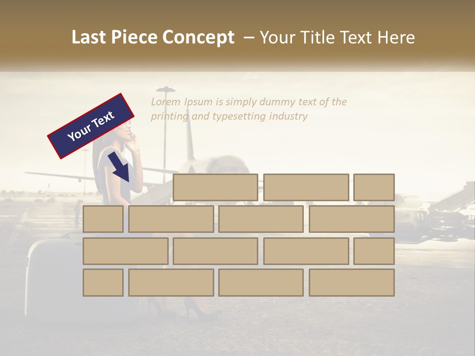 White Condition Conditioner PowerPoint Template