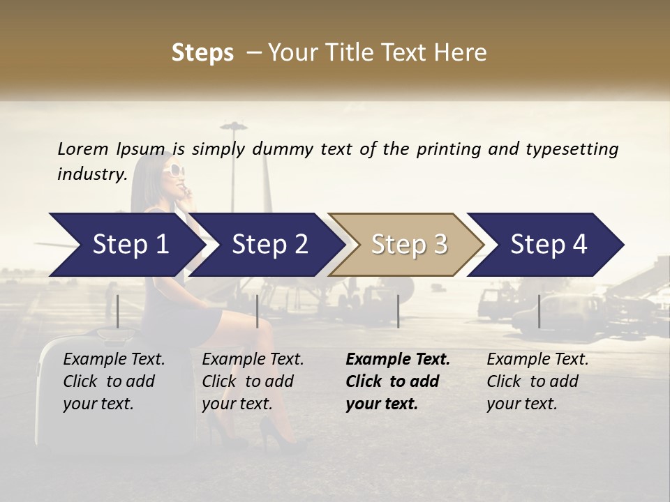 White Condition Conditioner PowerPoint Template