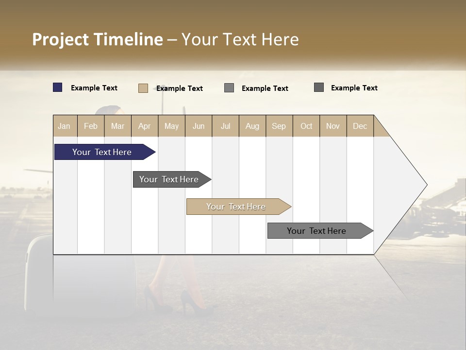 White Condition Conditioner PowerPoint Template