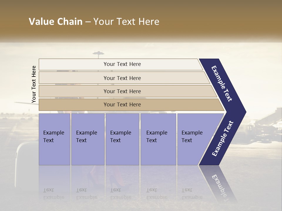 White Condition Conditioner PowerPoint Template