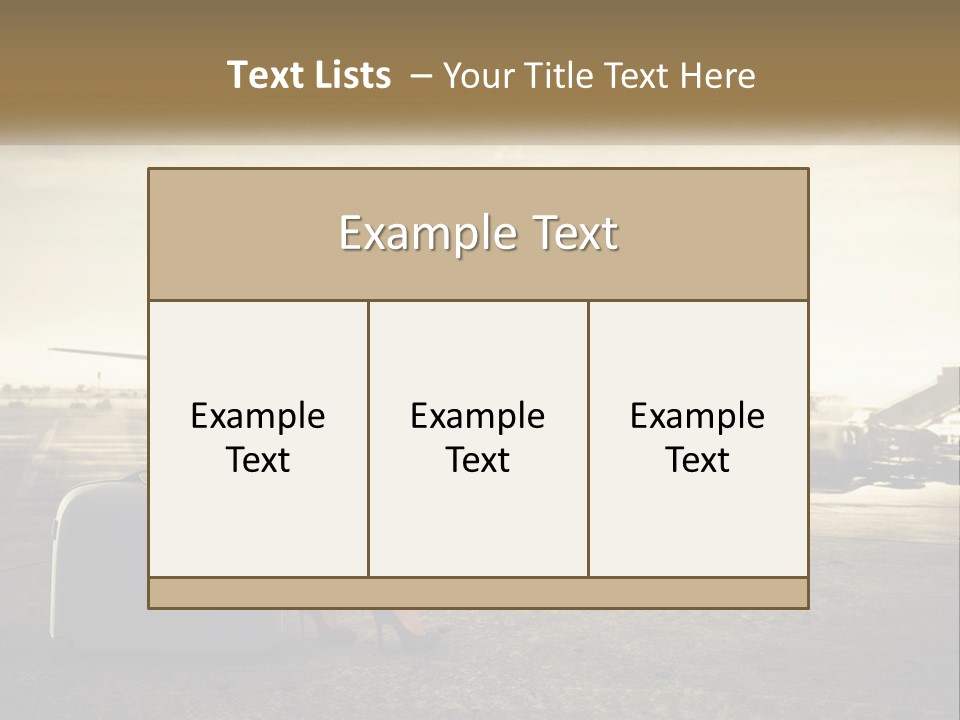 White Condition Conditioner PowerPoint Template