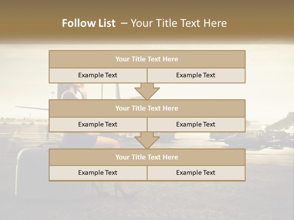 White Condition Conditioner PowerPoint Template
