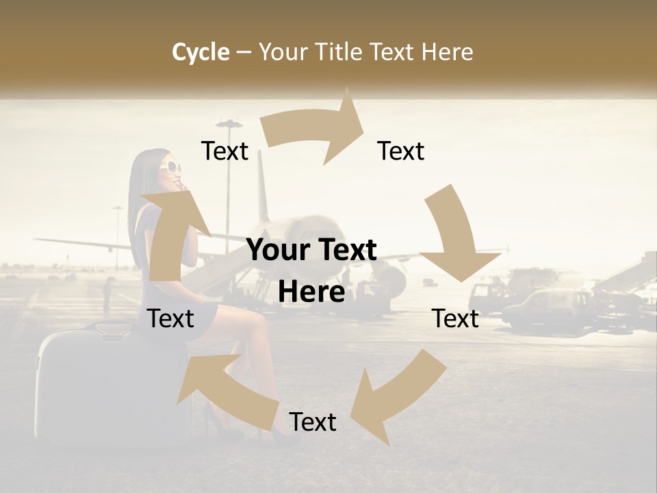 White Condition Conditioner PowerPoint Template