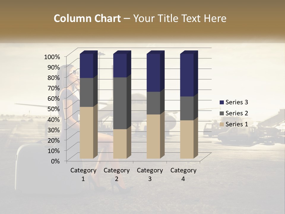 White Condition Conditioner PowerPoint Template