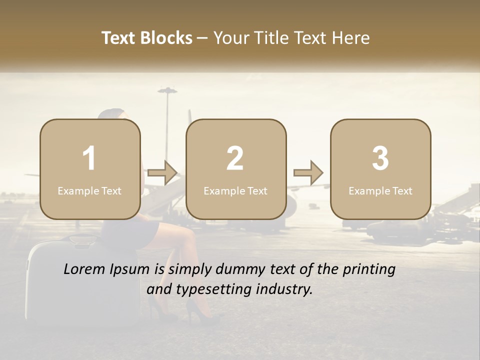 White Condition Conditioner PowerPoint Template