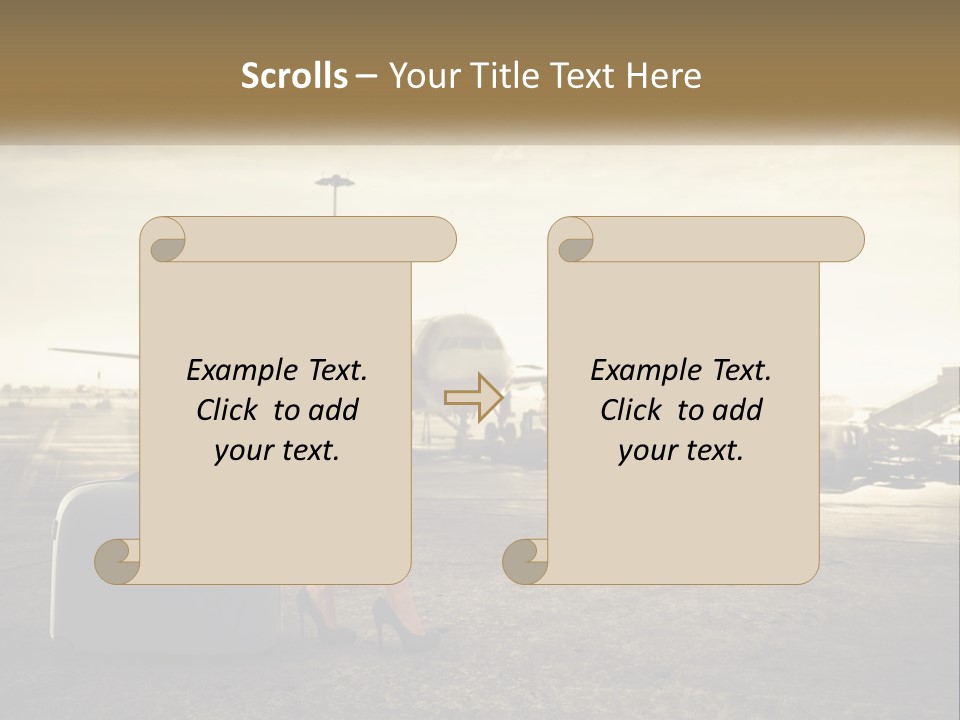 White Condition Conditioner PowerPoint Template