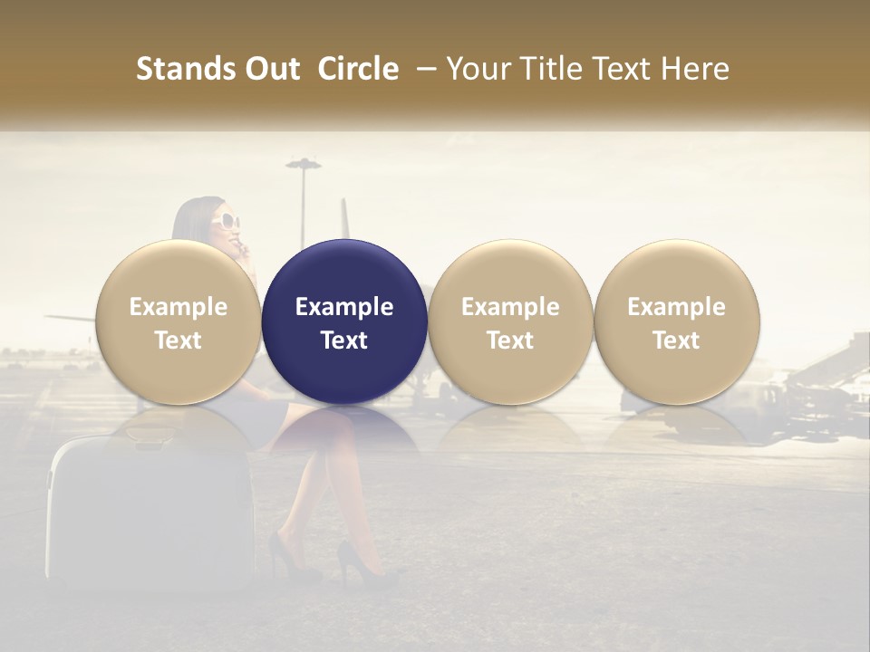 White Condition Conditioner PowerPoint Template