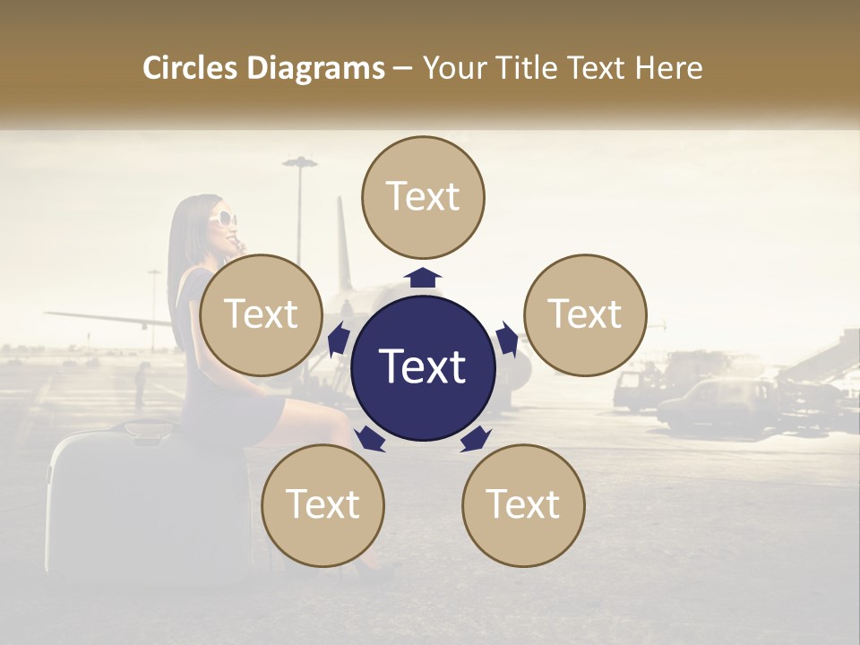 White Condition Conditioner PowerPoint Template