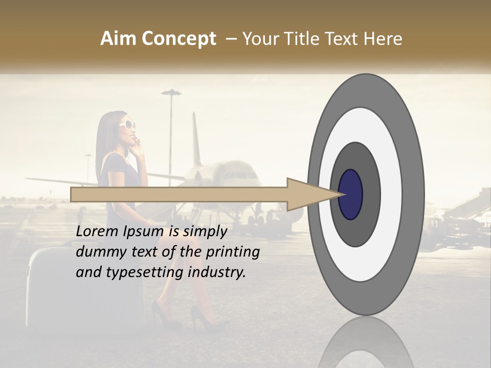 White Condition Conditioner PowerPoint Template