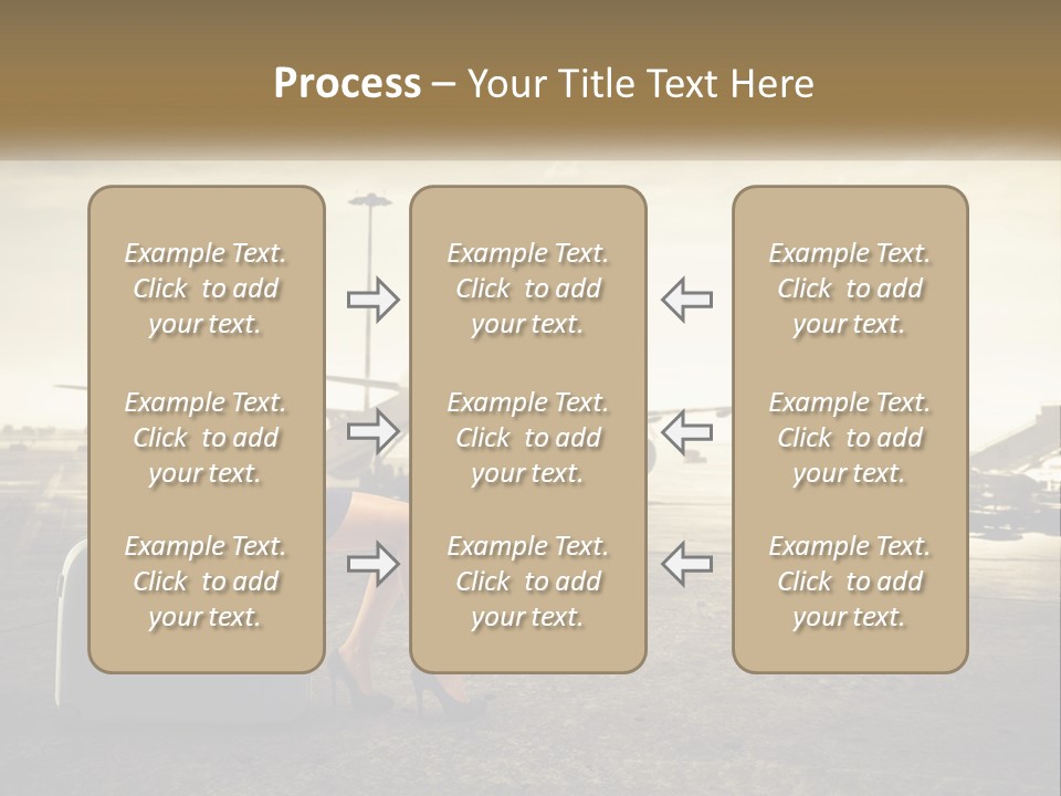 White Condition Conditioner PowerPoint Template