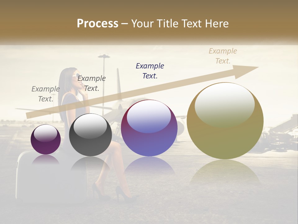 White Condition Conditioner PowerPoint Template