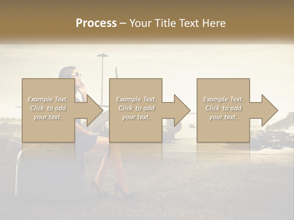 White Condition Conditioner PowerPoint Template