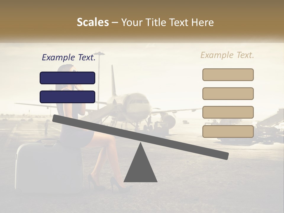 White Condition Conditioner PowerPoint Template