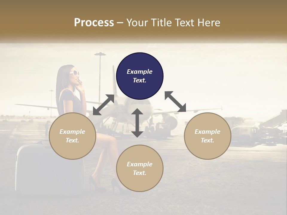 White Condition Conditioner PowerPoint Template