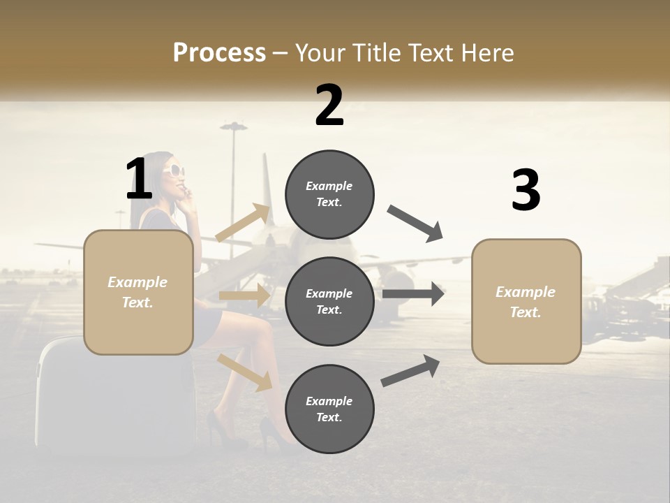 White Condition Conditioner PowerPoint Template