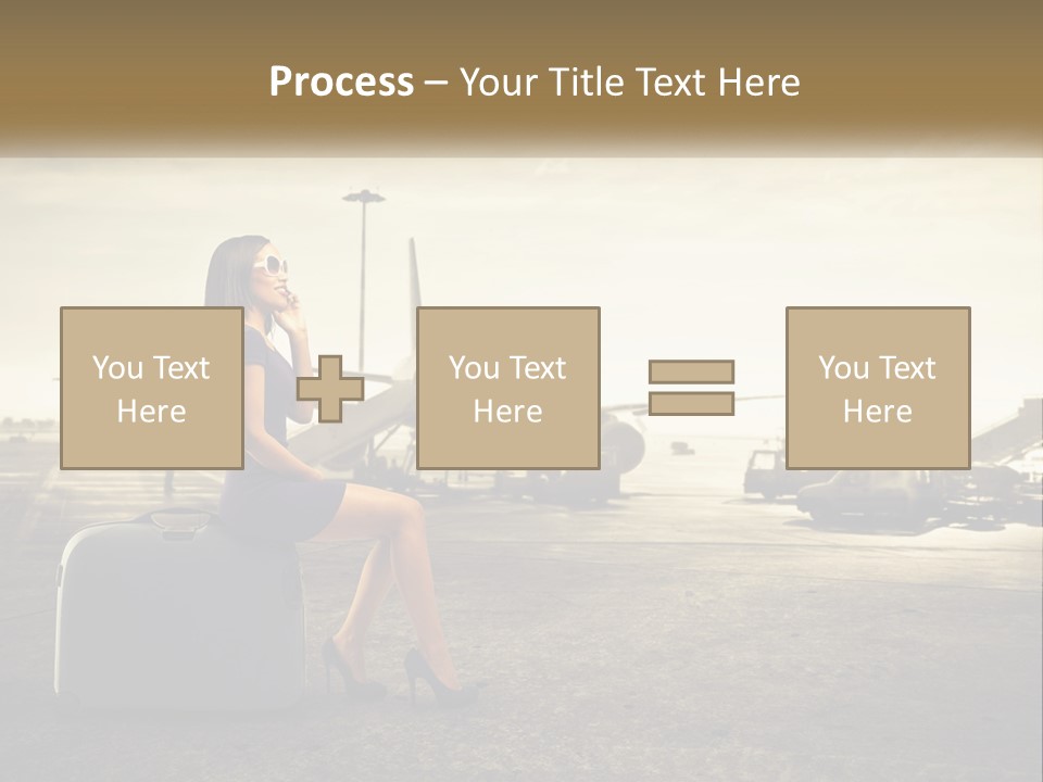 White Condition Conditioner PowerPoint Template
