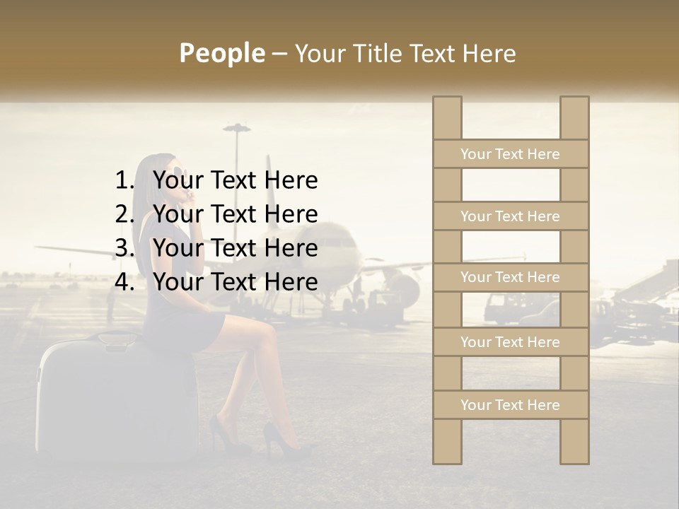 White Condition Conditioner PowerPoint Template