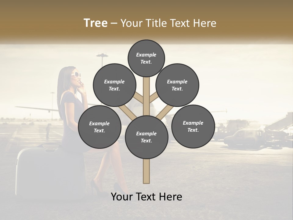 White Condition Conditioner PowerPoint Template