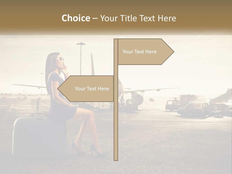 White Condition Conditioner PowerPoint Template