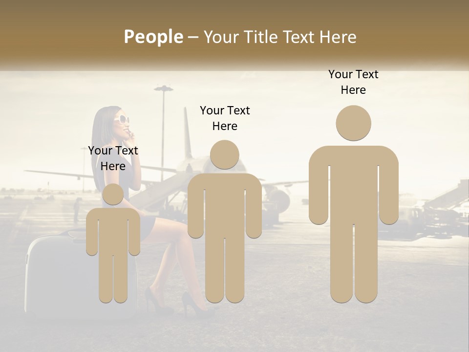 White Condition Conditioner PowerPoint Template