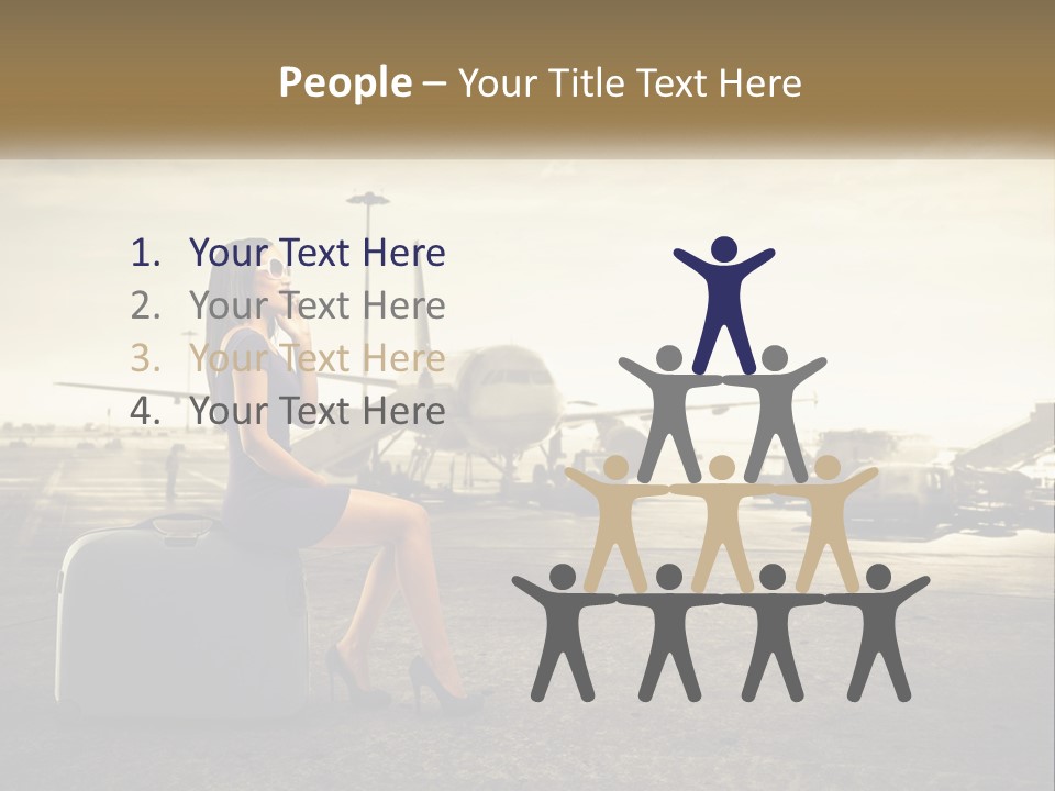 White Condition Conditioner PowerPoint Template