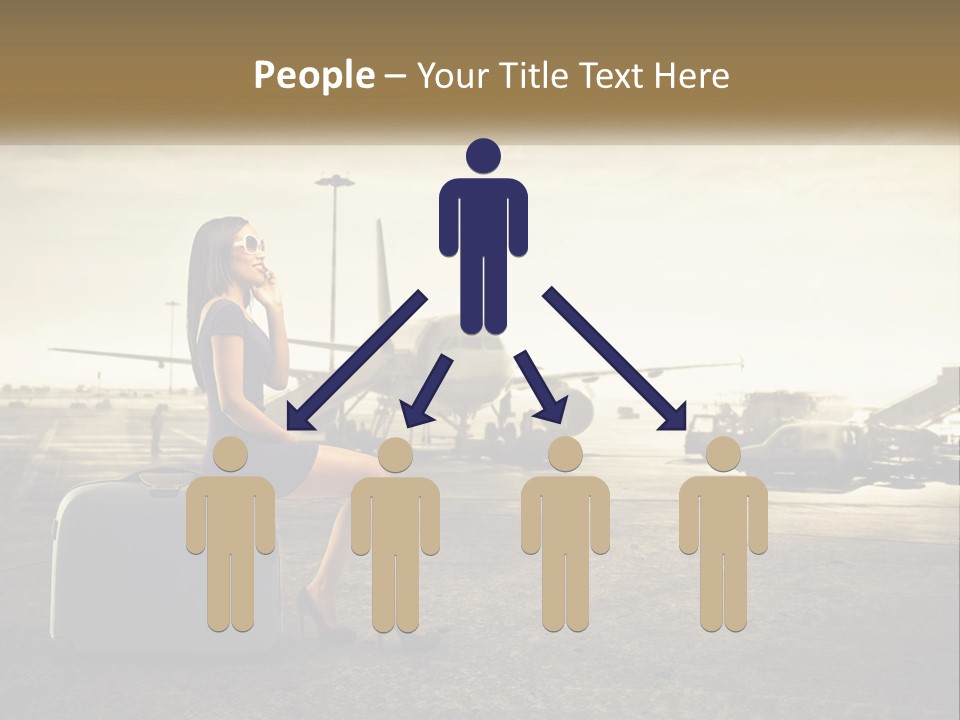 White Condition Conditioner PowerPoint Template