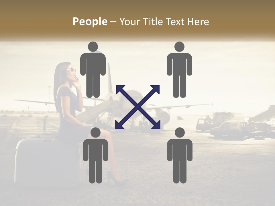 White Condition Conditioner PowerPoint Template