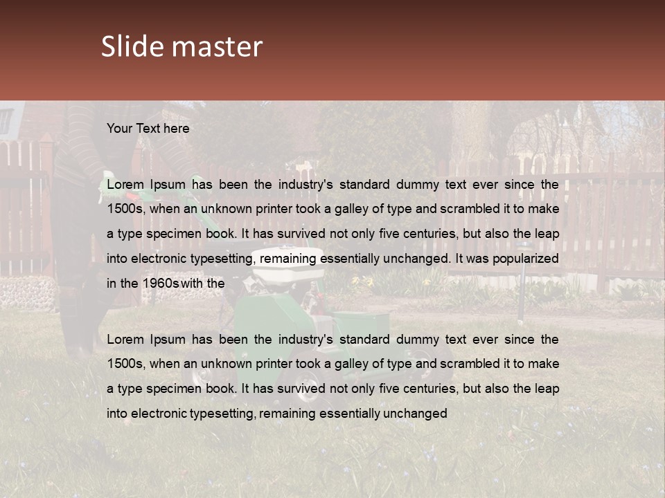 Unit Switch Air PowerPoint Template