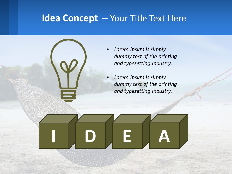 Supply Technology House PowerPoint Template