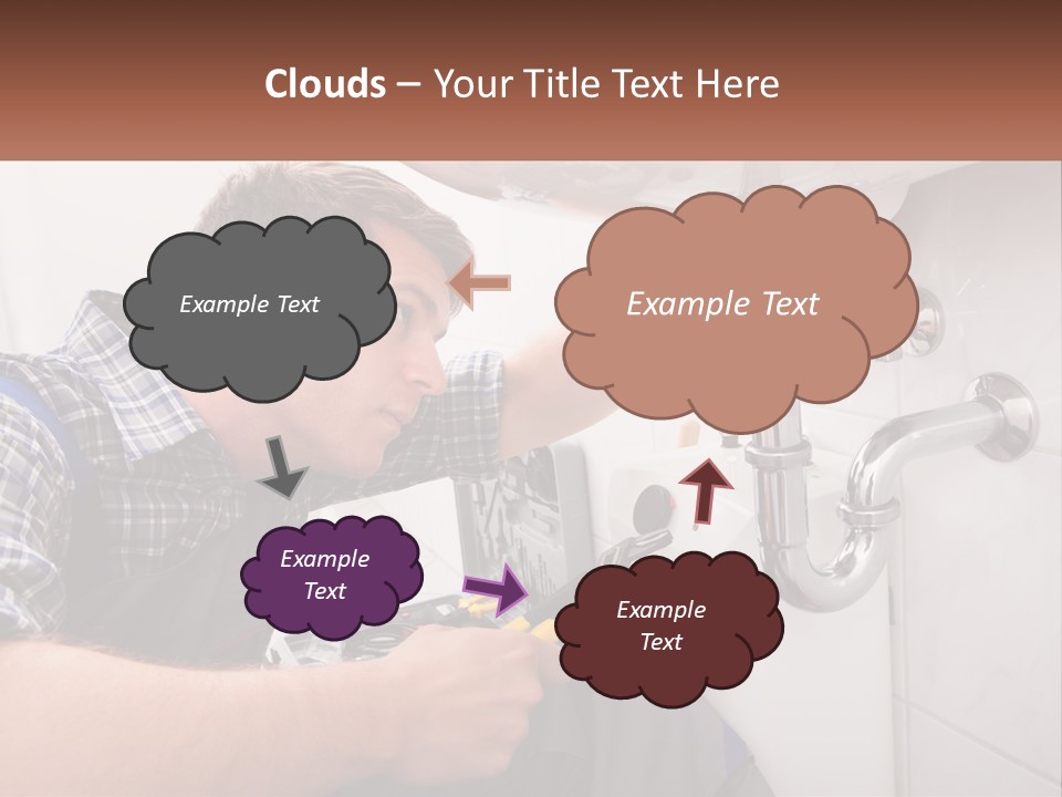 Cold Air Condition PowerPoint Template