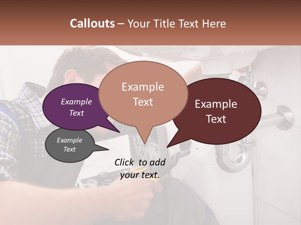 Cold Air Condition PowerPoint Template