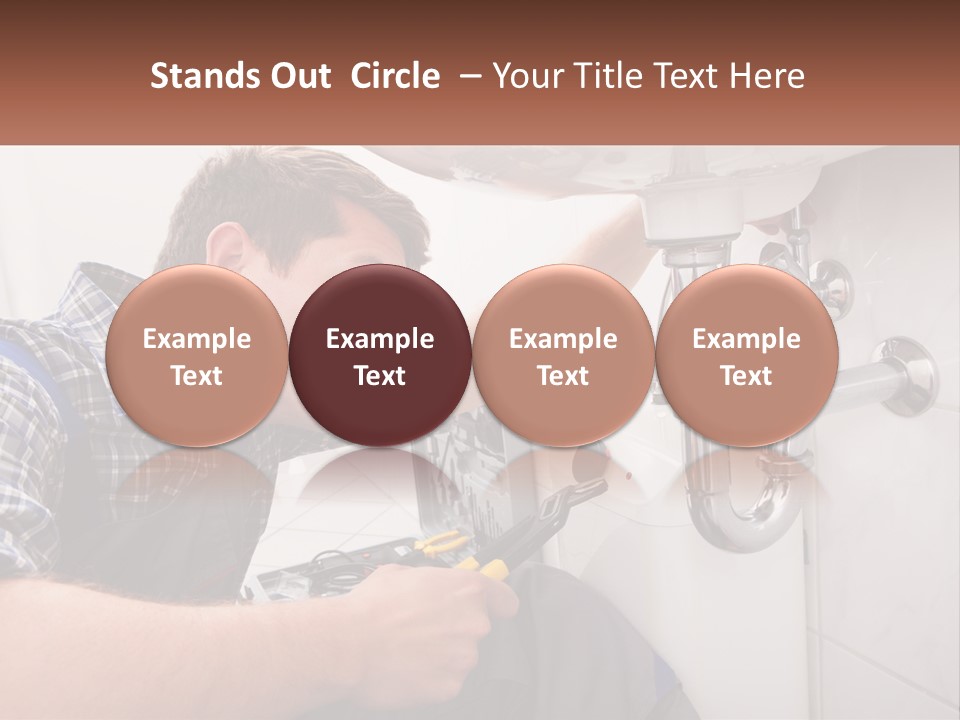 Cold Air Condition PowerPoint Template