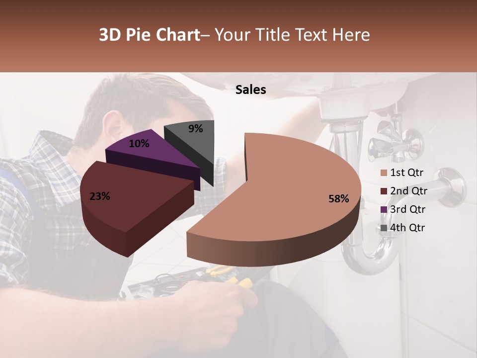 Cold Air Condition PowerPoint Template