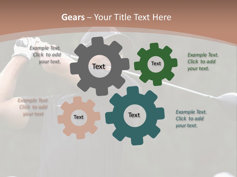 White Condition Equipment PowerPoint Template