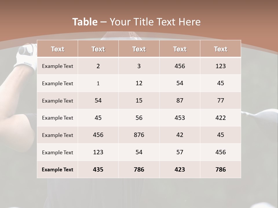 White Condition Equipment PowerPoint Template