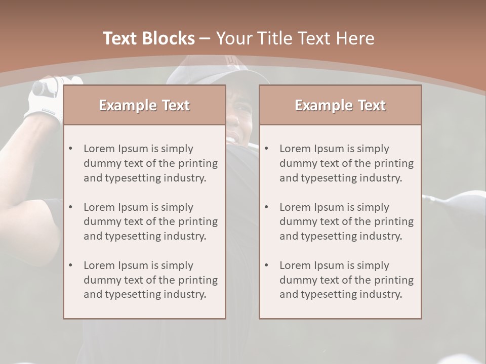 White Condition Equipment PowerPoint Template