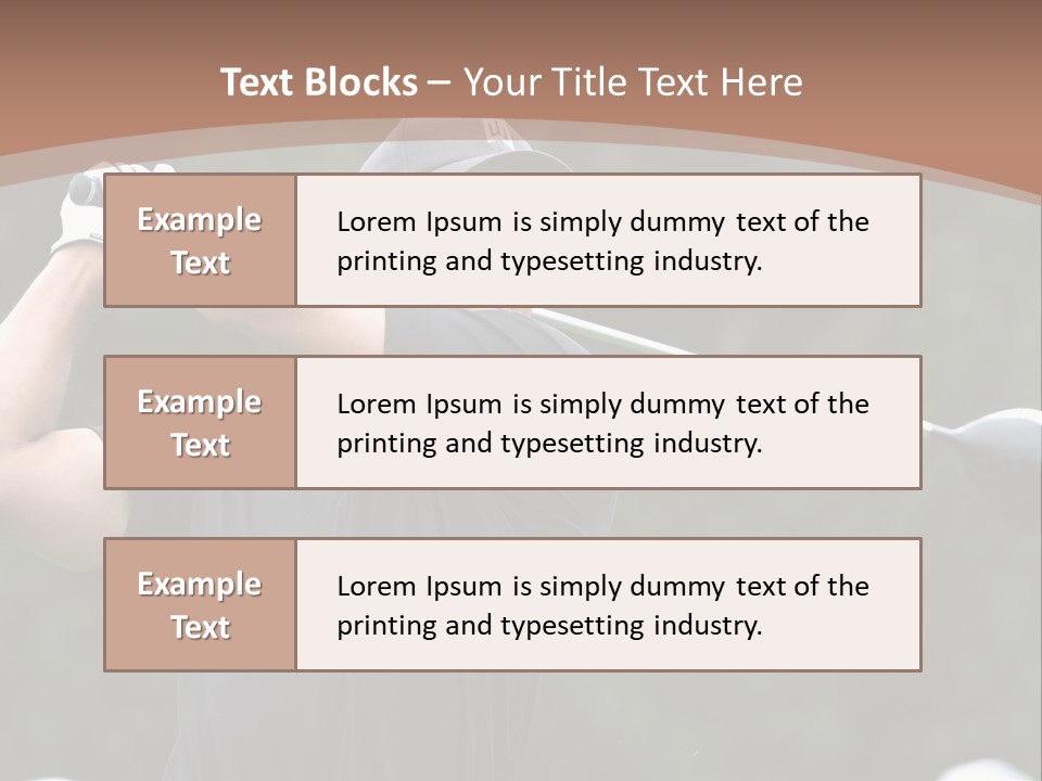 White Condition Equipment PowerPoint Template