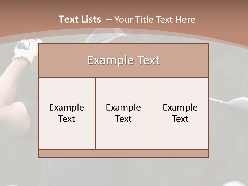 White Condition Equipment PowerPoint Template
