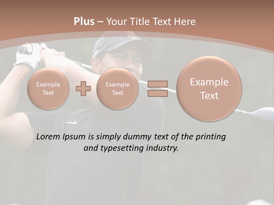White Condition Equipment PowerPoint Template