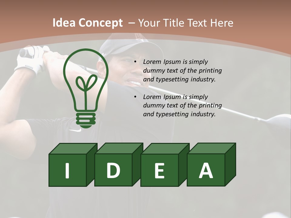 White Condition Equipment PowerPoint Template