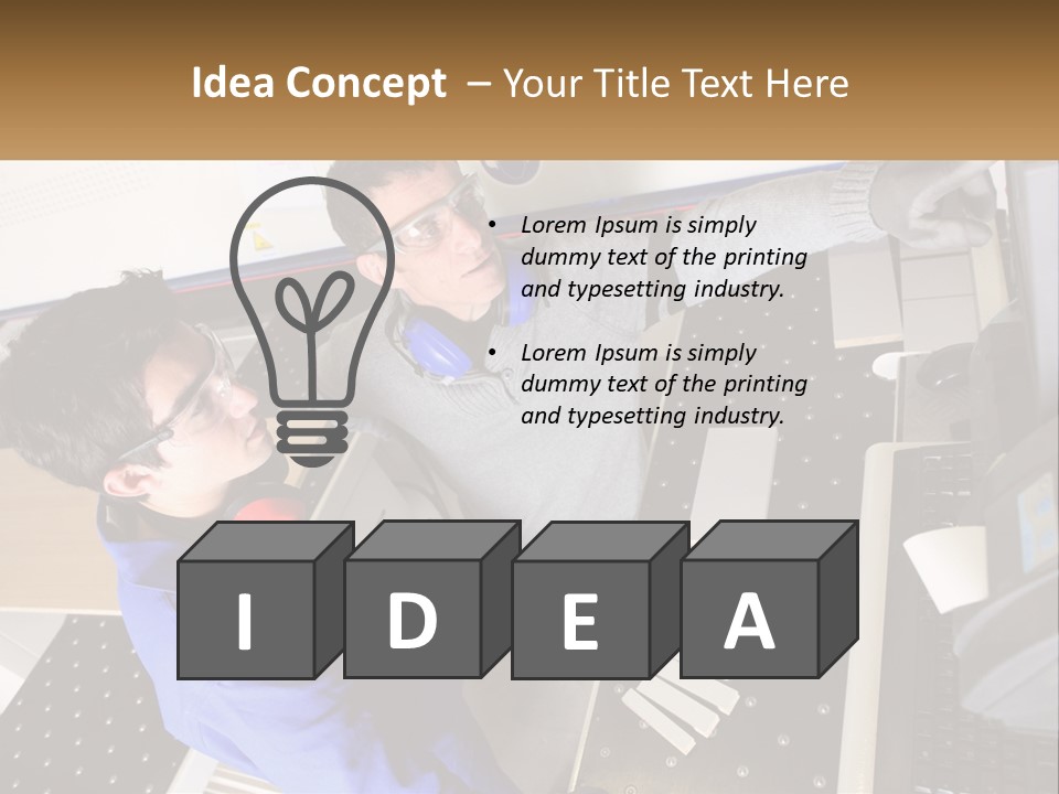 System Electricity Heat PowerPoint Template