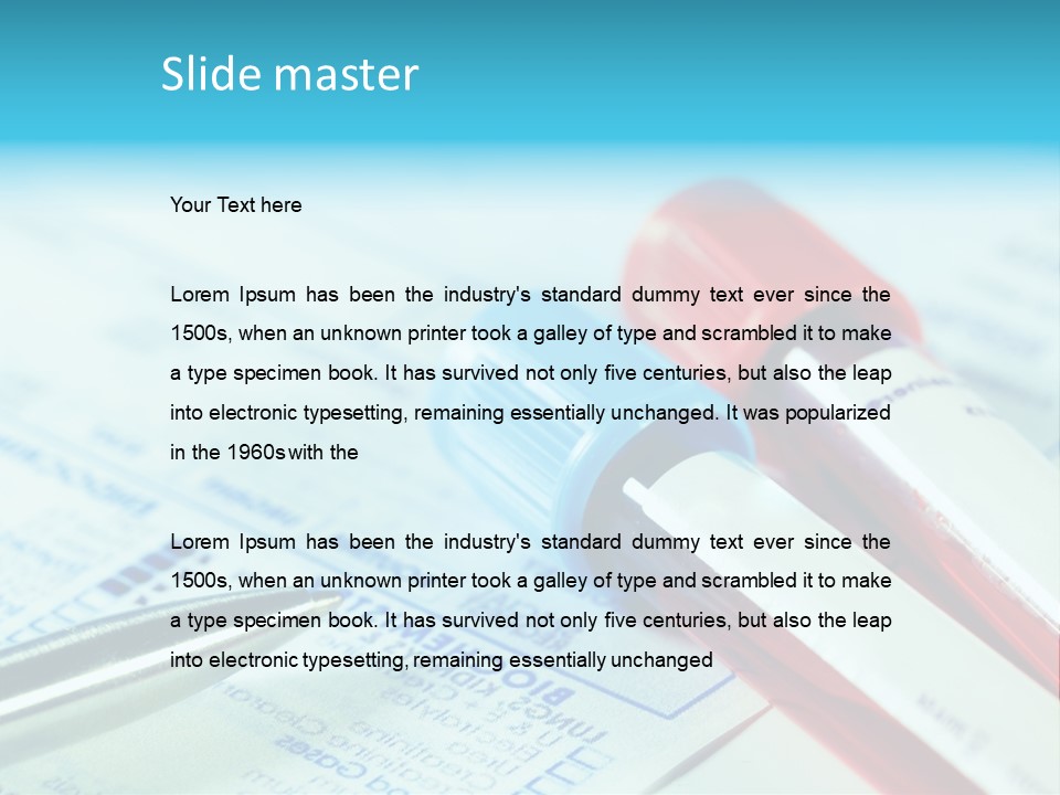 Power Switch Ventilation PowerPoint Template
