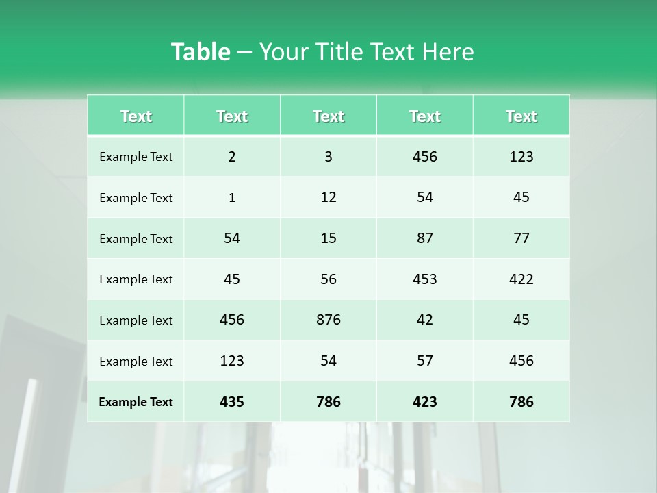 Equipment Condition System PowerPoint Template