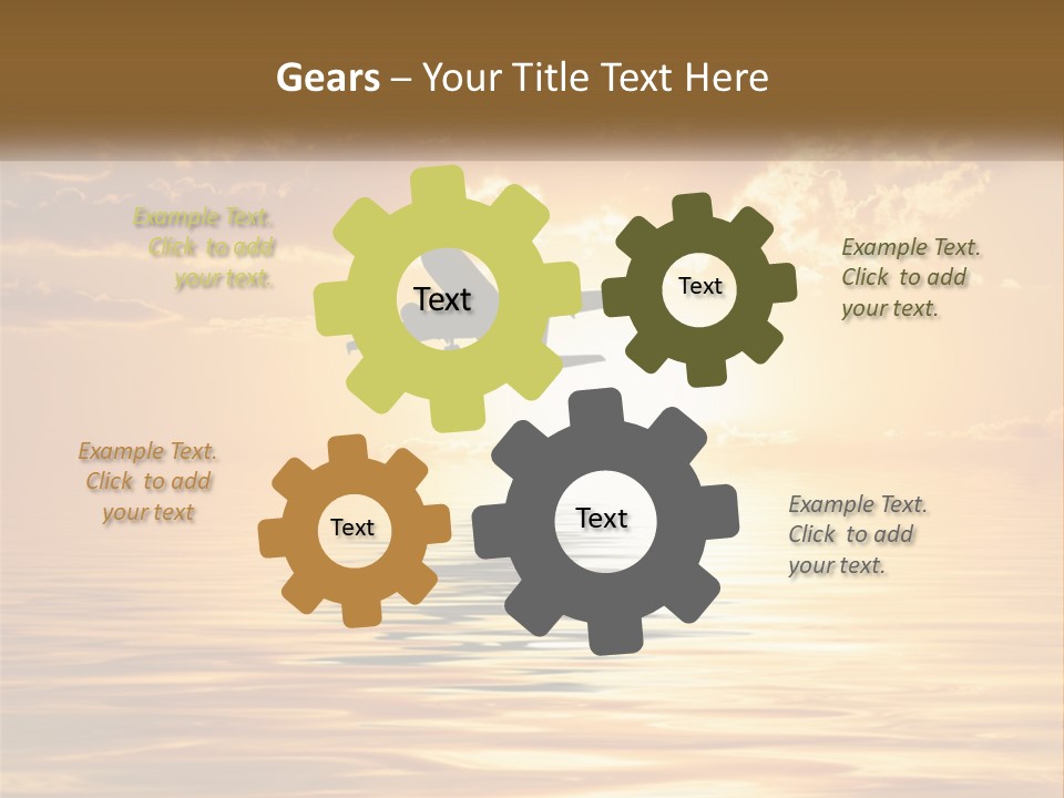 Cold Heat Supply PowerPoint Template