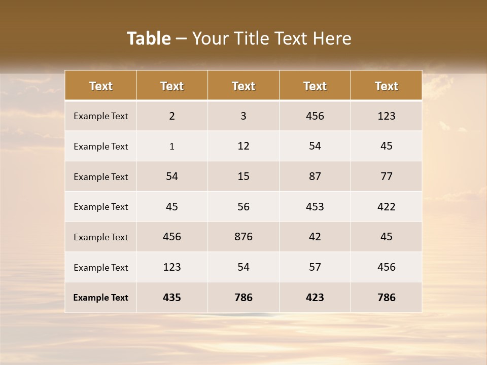 Cold Heat Supply PowerPoint Template