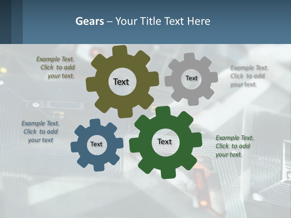 White Power Ventilation PowerPoint Template