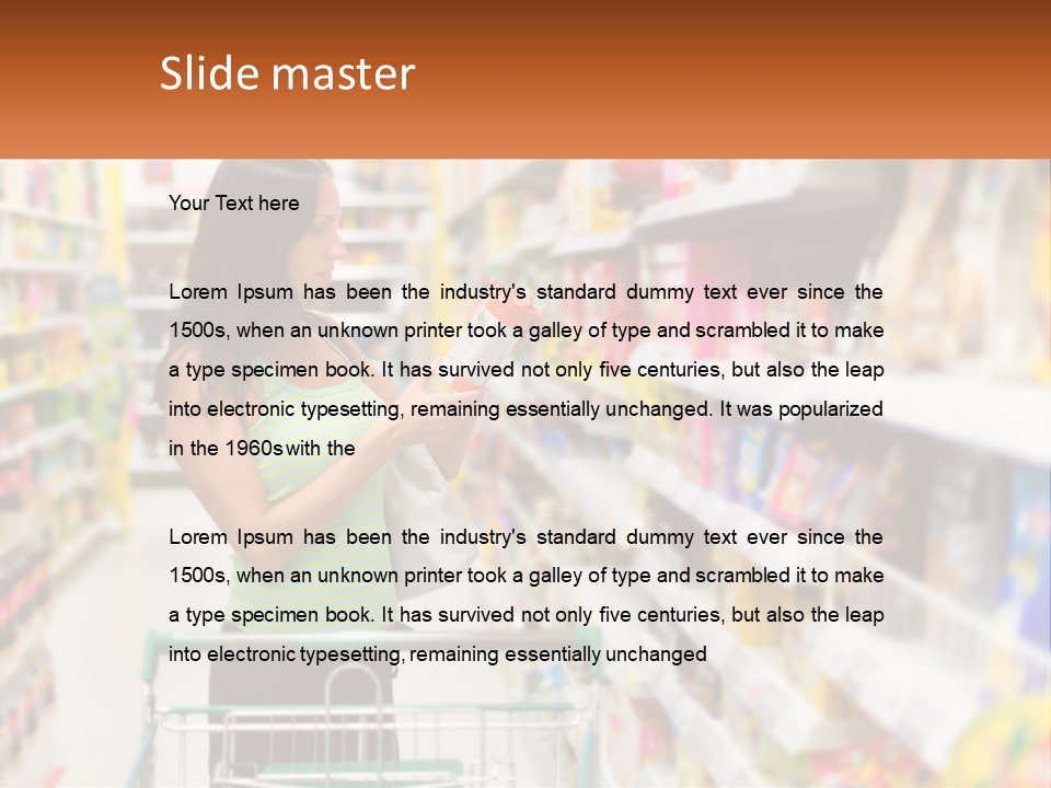 Industry White Supply PowerPoint Template