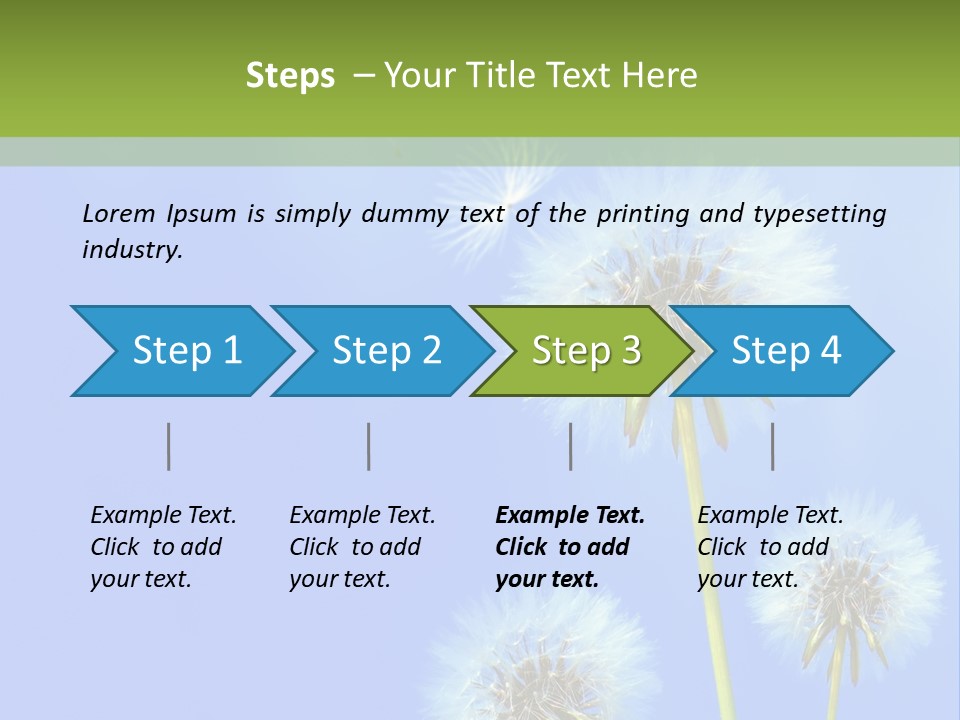 System White Switch PowerPoint Template