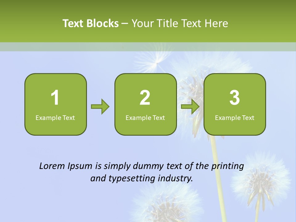 System White Switch PowerPoint Template